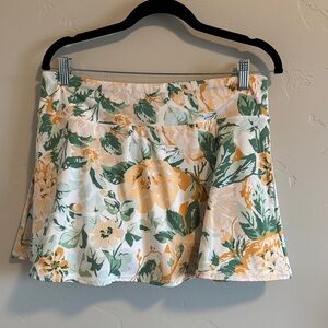 Laura Ashley tennis or Pickleball floral skirt. EUC